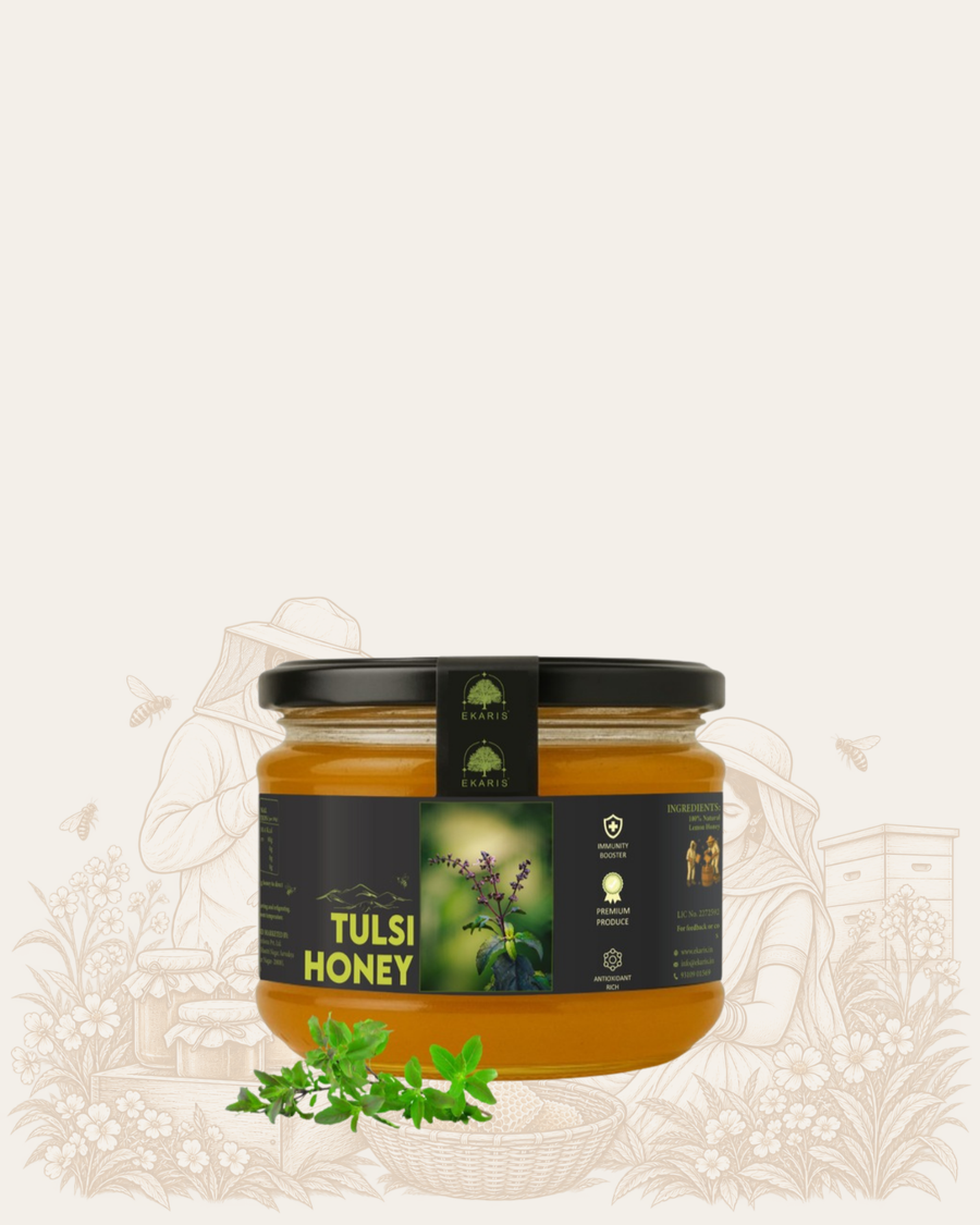 Organic Honey Jar Tulsi Flavored | Best Pure Honey in India
