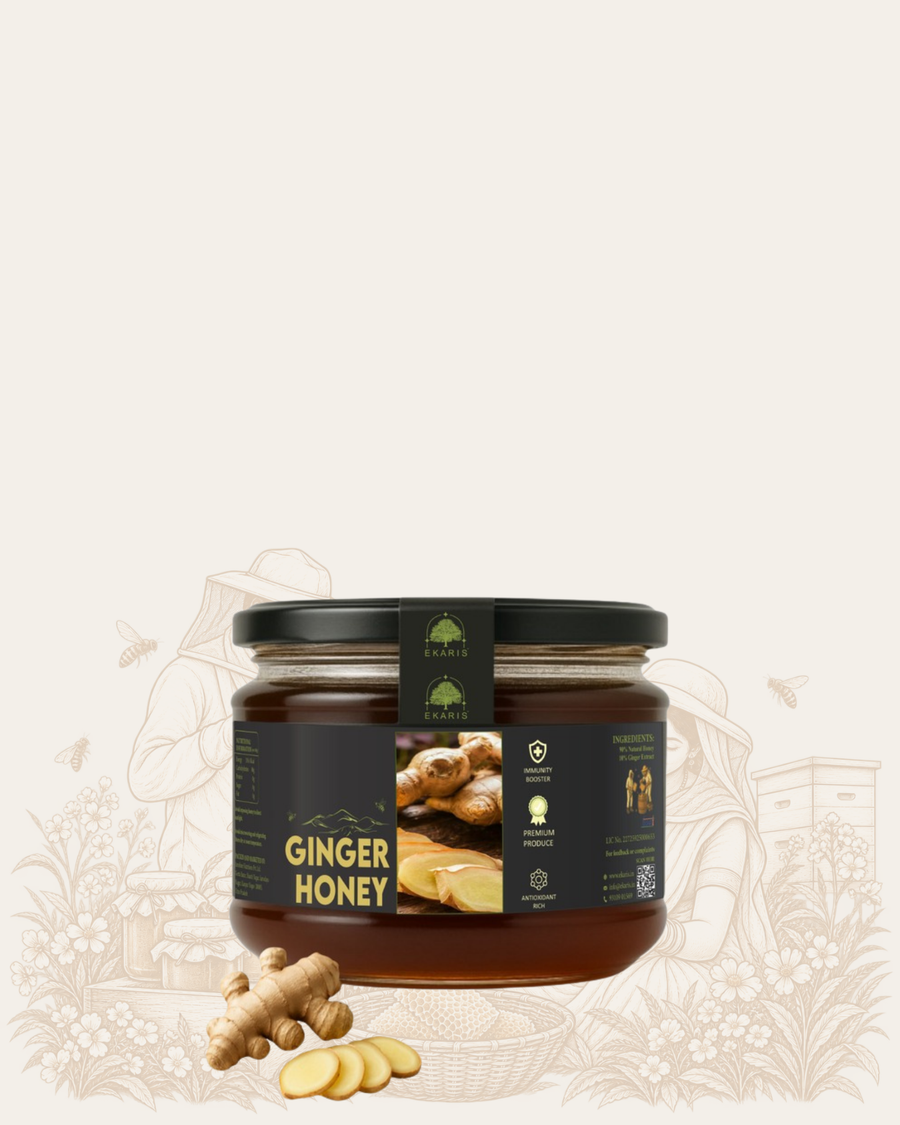 Organic Honey Ginger Flavored | Best Honey in India