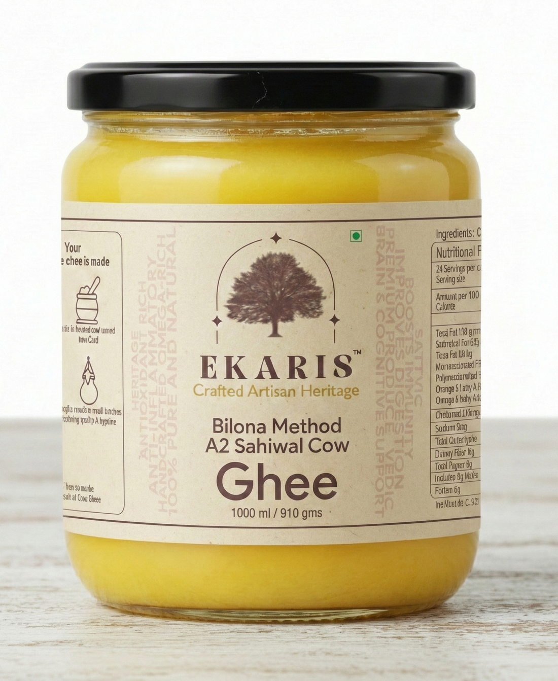 EKARIS.IN A2 Sahiwal Cow Ghee - 1000ml / 1 litre review by.......Mrs. Riya sharma, Delhi