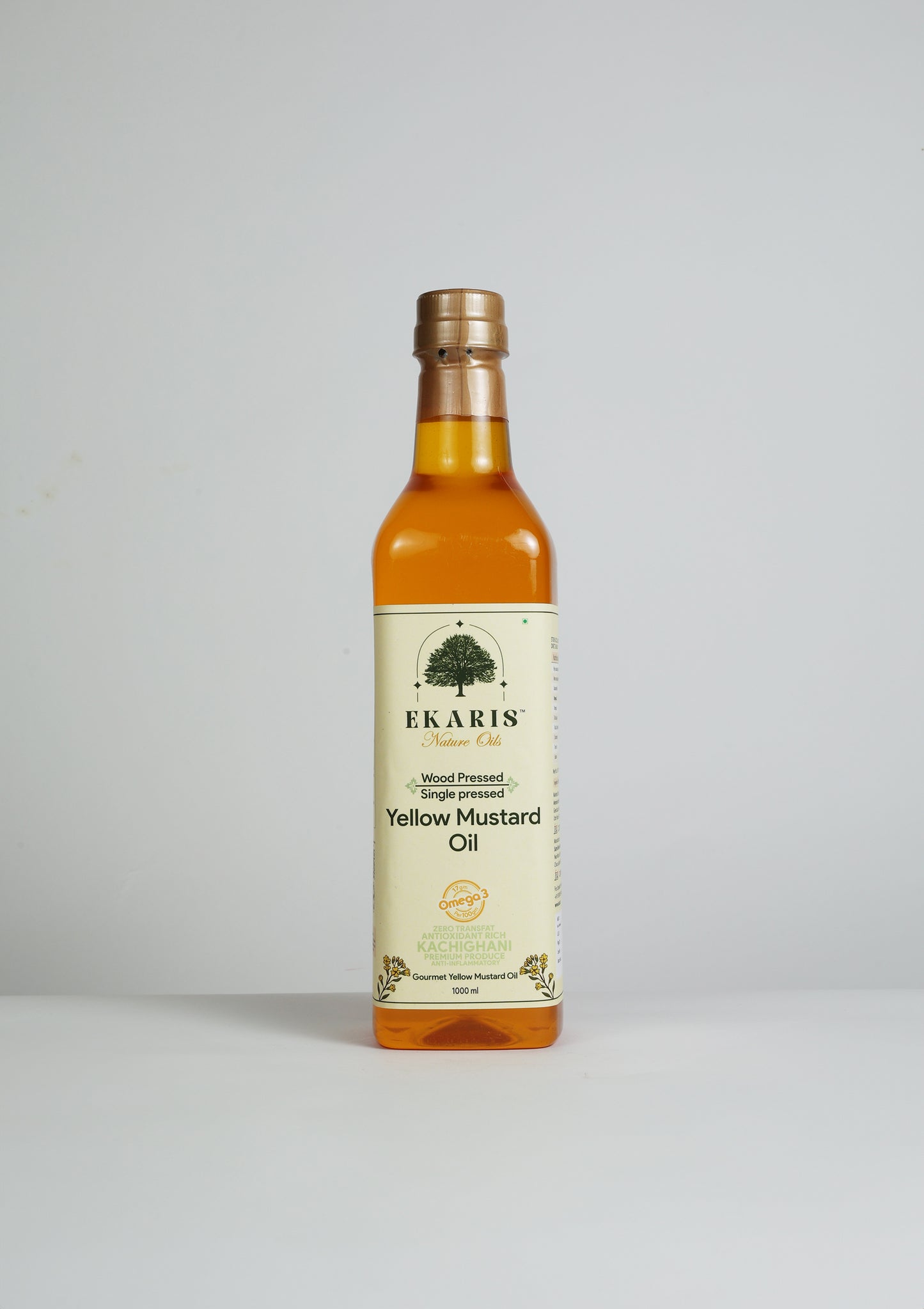 Wood Pressed Yellow Mustard Oil