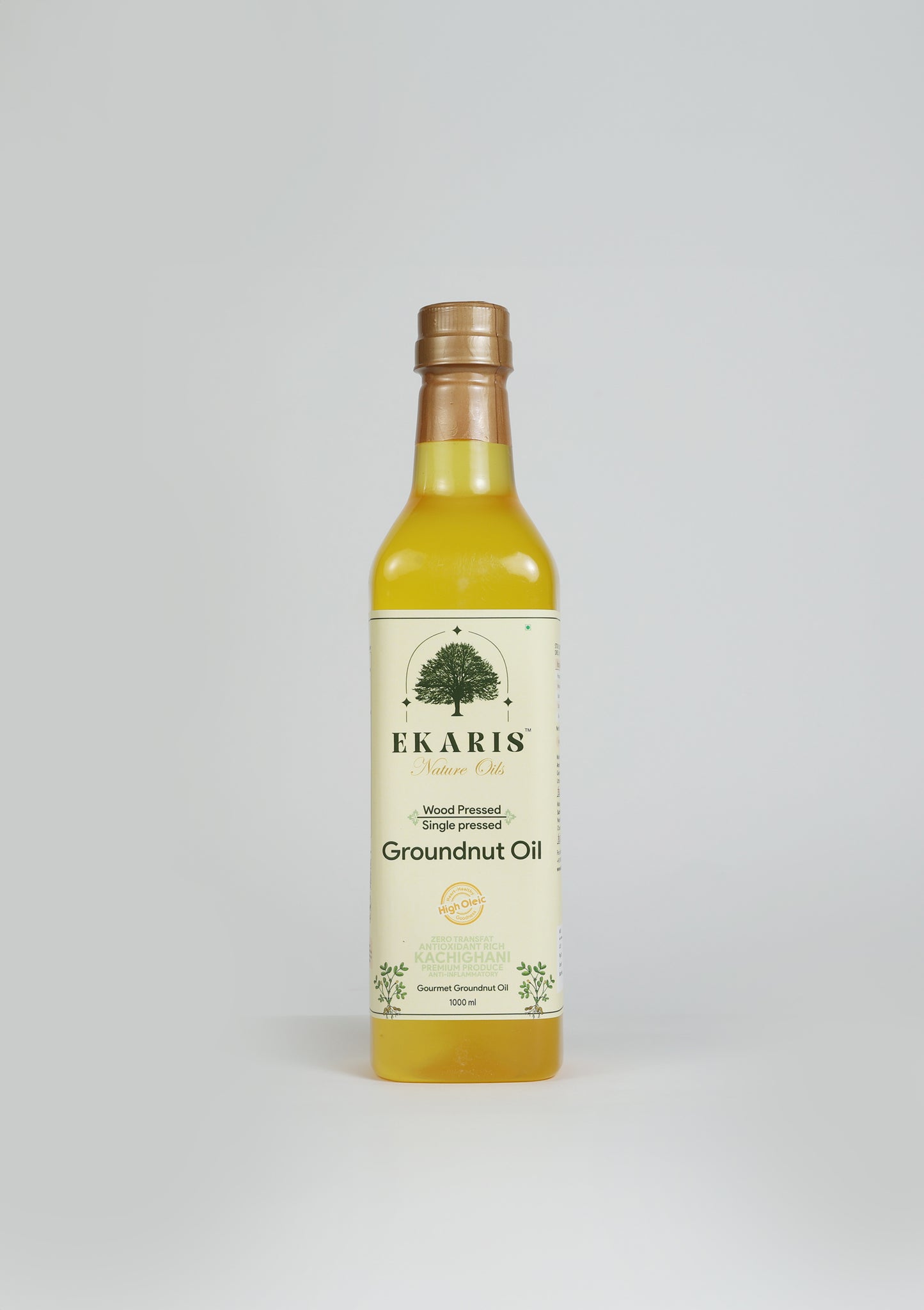 Wood Pressed Groundnut Oil