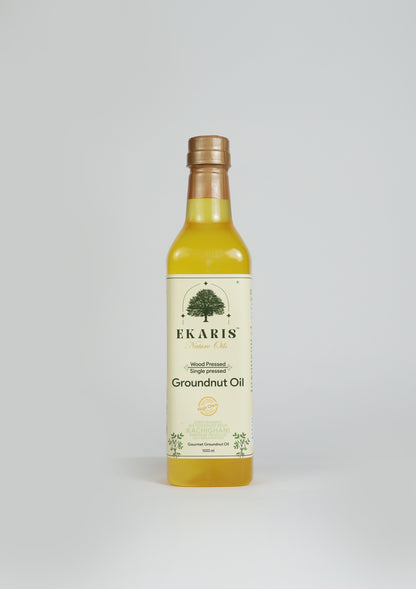 Wood Pressed Groundnut Oil