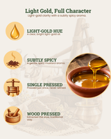 Wood Pressed Yellow Mustard Oil