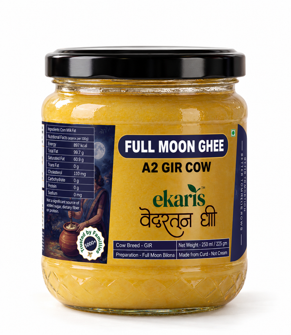 Ekaris Full Moon Gir Cow Ghee - 250ml