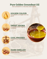 Wood Pressed Groundnut Oil