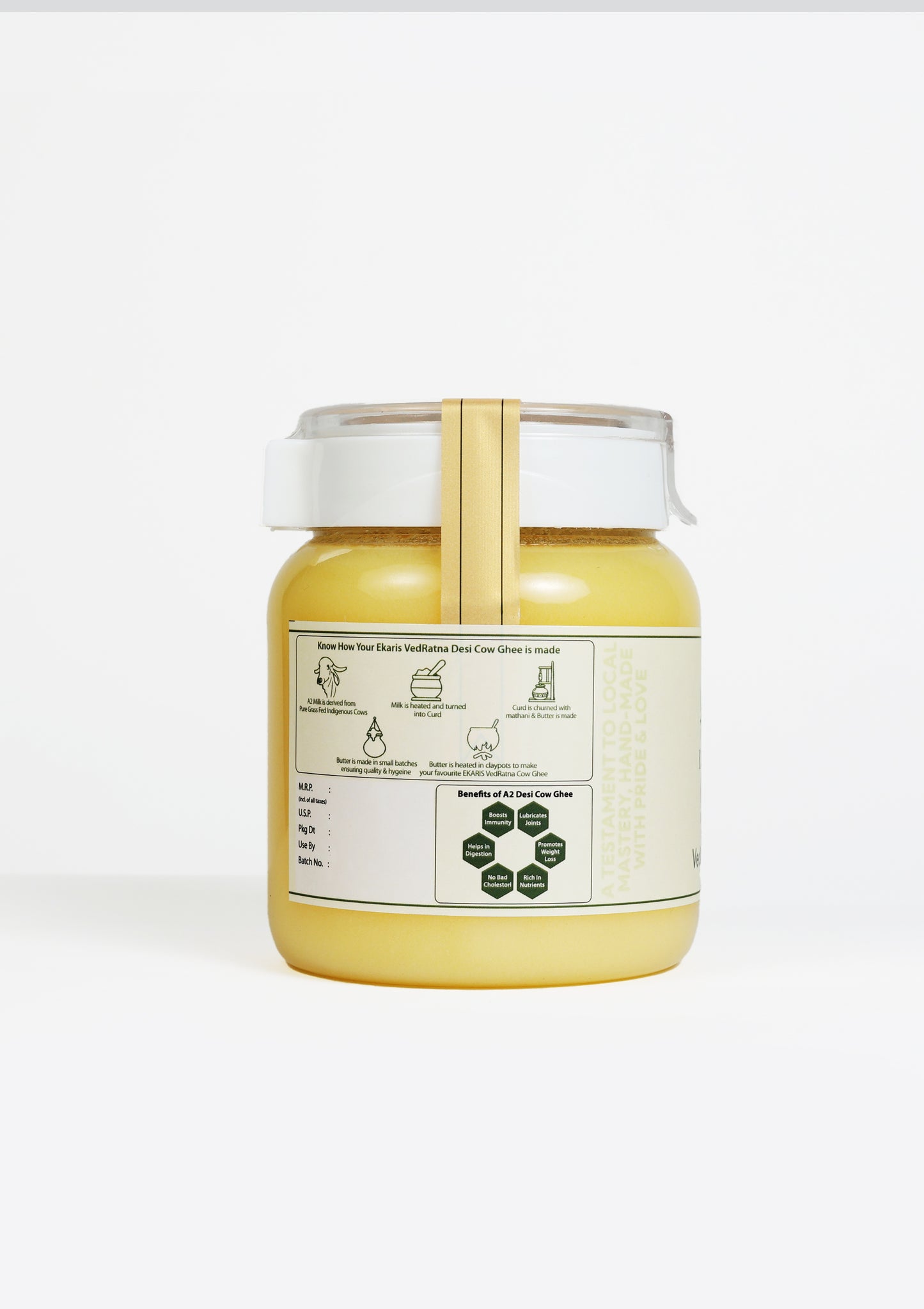 Ekaris Select VedRatna A2 Cow Ghee