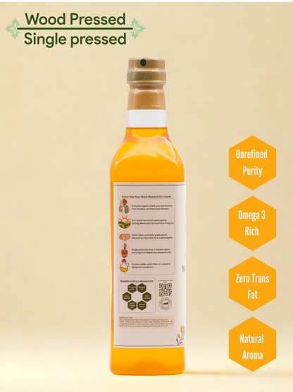 Wood Pressed Yellow Mustard Oil