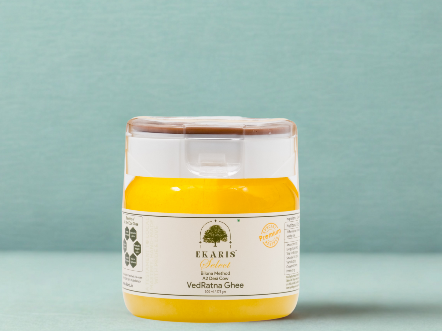 Ekaris Select VedRatna A2 Cow Ghee