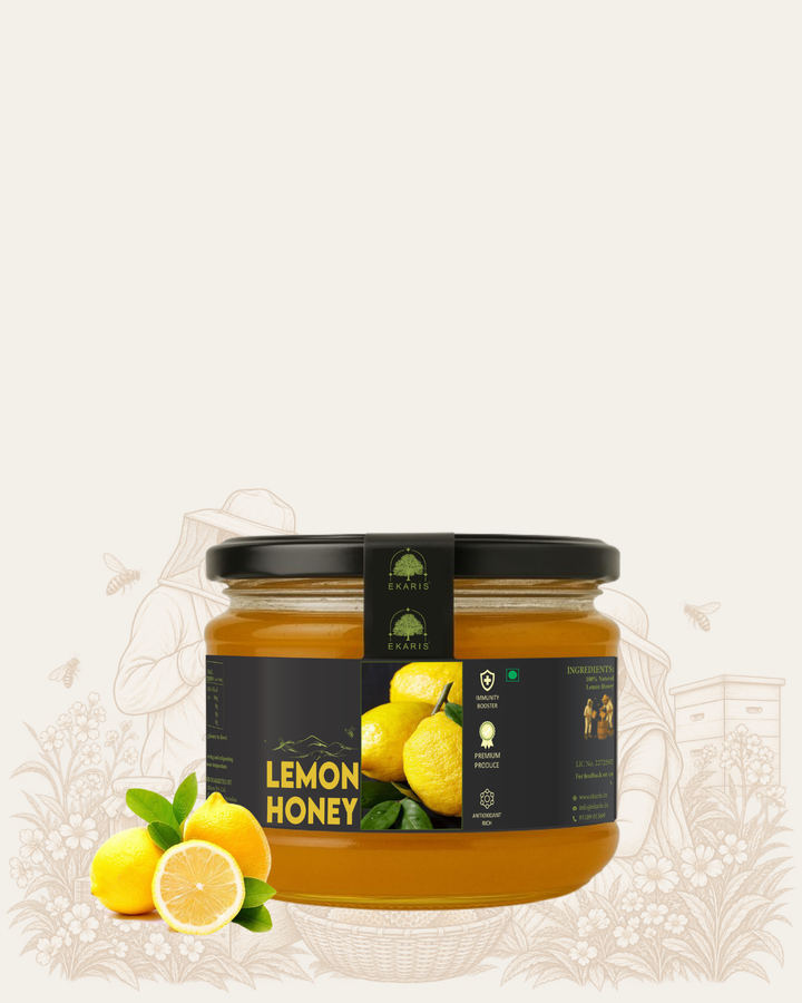 Organic Honey Jar | Lemon Flavored — Best Honey in India