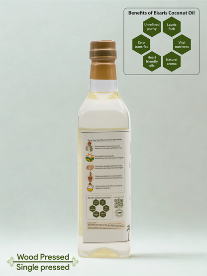 Wood Pressed Coconut Oil