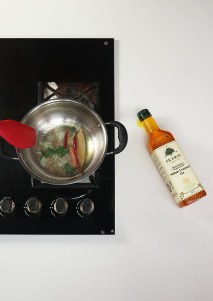 Wood Pressed Yellow Mustard Oil