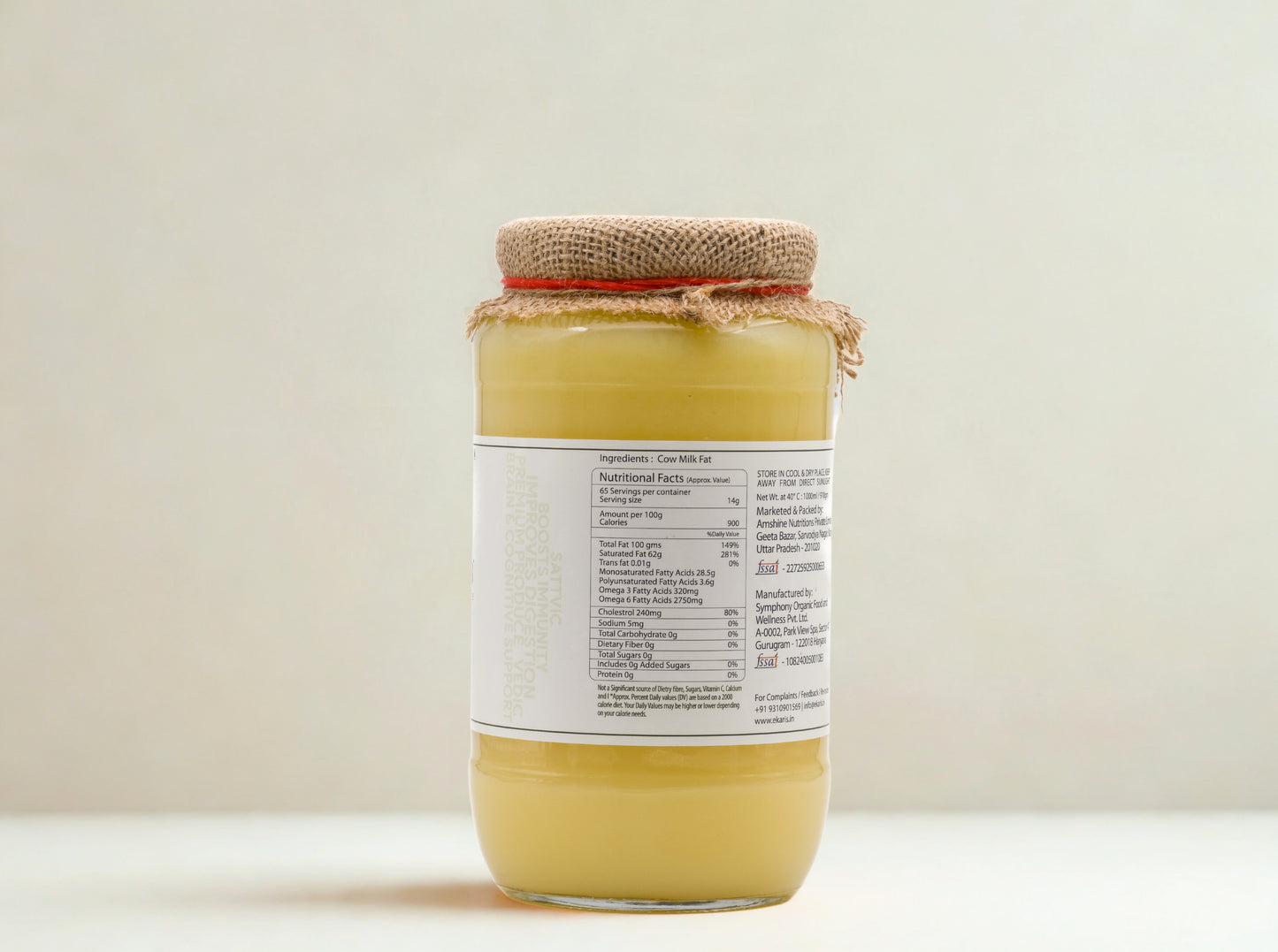 Ekaris A2 GIR Cow Ghee