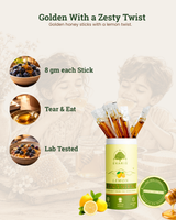 Organic Honey Lemon Flavored Sticks