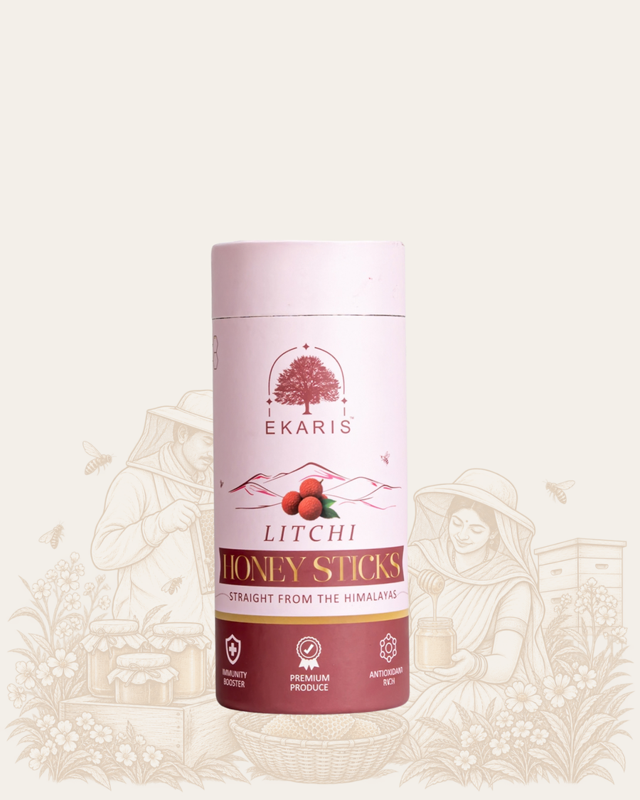 Organic Honey Litchi Flavored Sticks | Pure & Natural