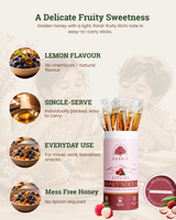 Organic Honey Litchi Flavored Sticks | Pure & Natural