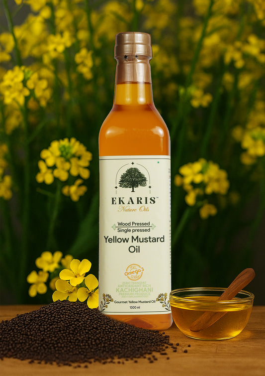 Wood Pressed Yellow Mustard Oil