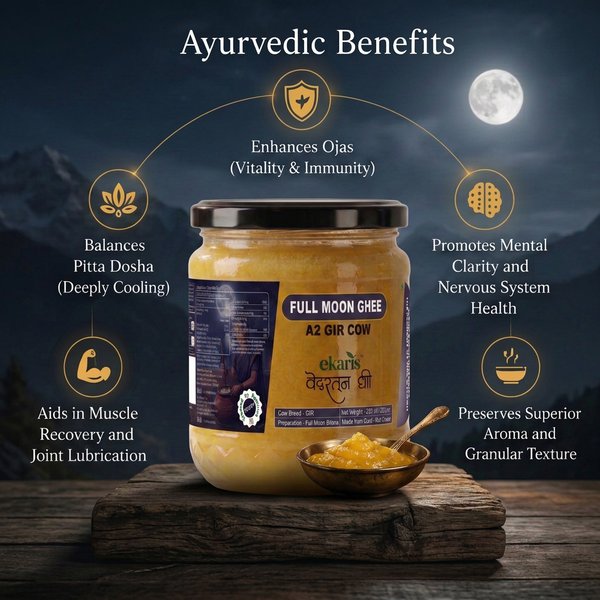 Ekaris Full Moon Gir Cow Ghee - 250ml