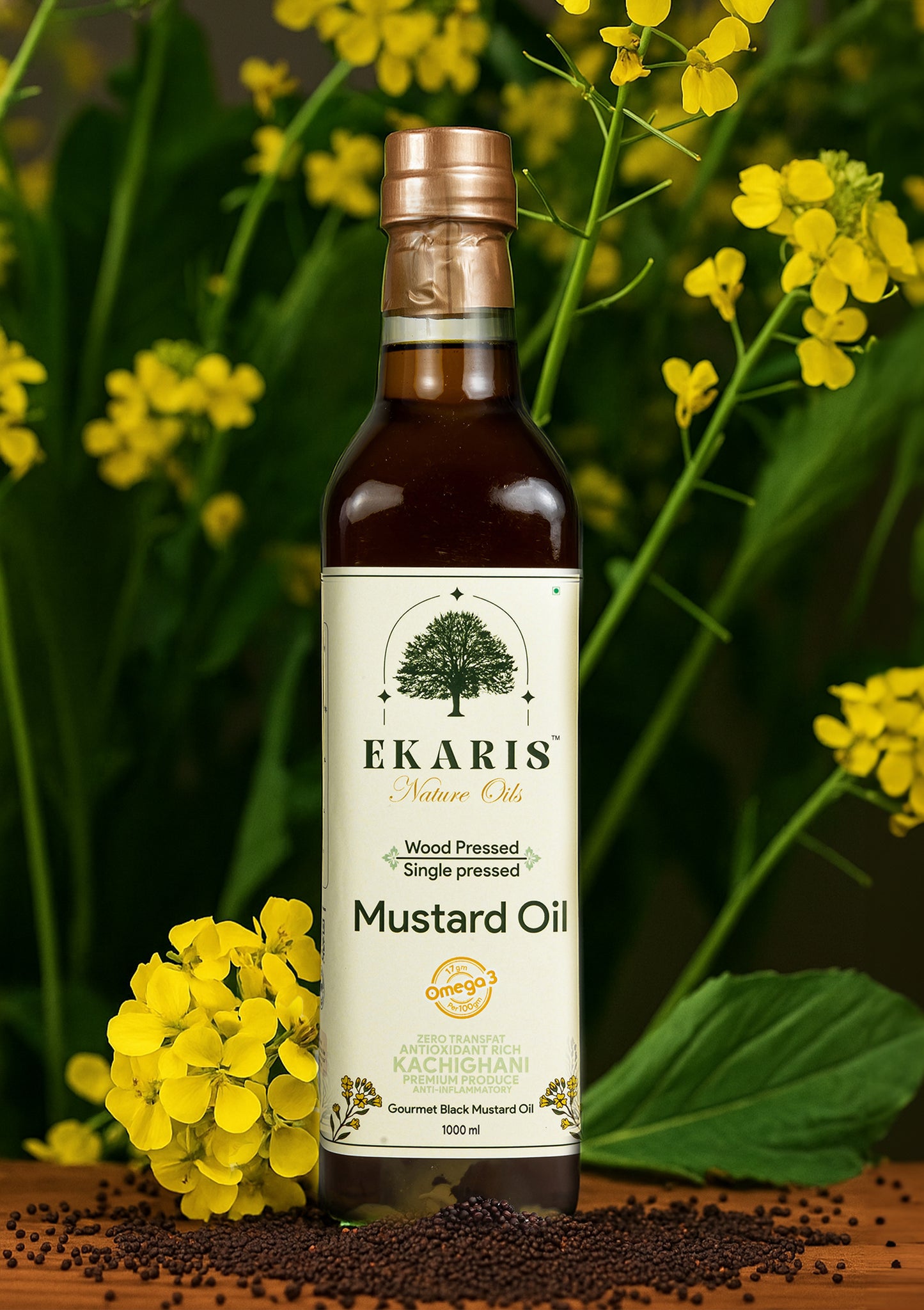 Wood Pressed Black Mustard Oil