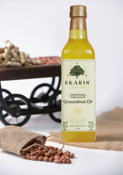Wood Pressed Groundnut Oil
