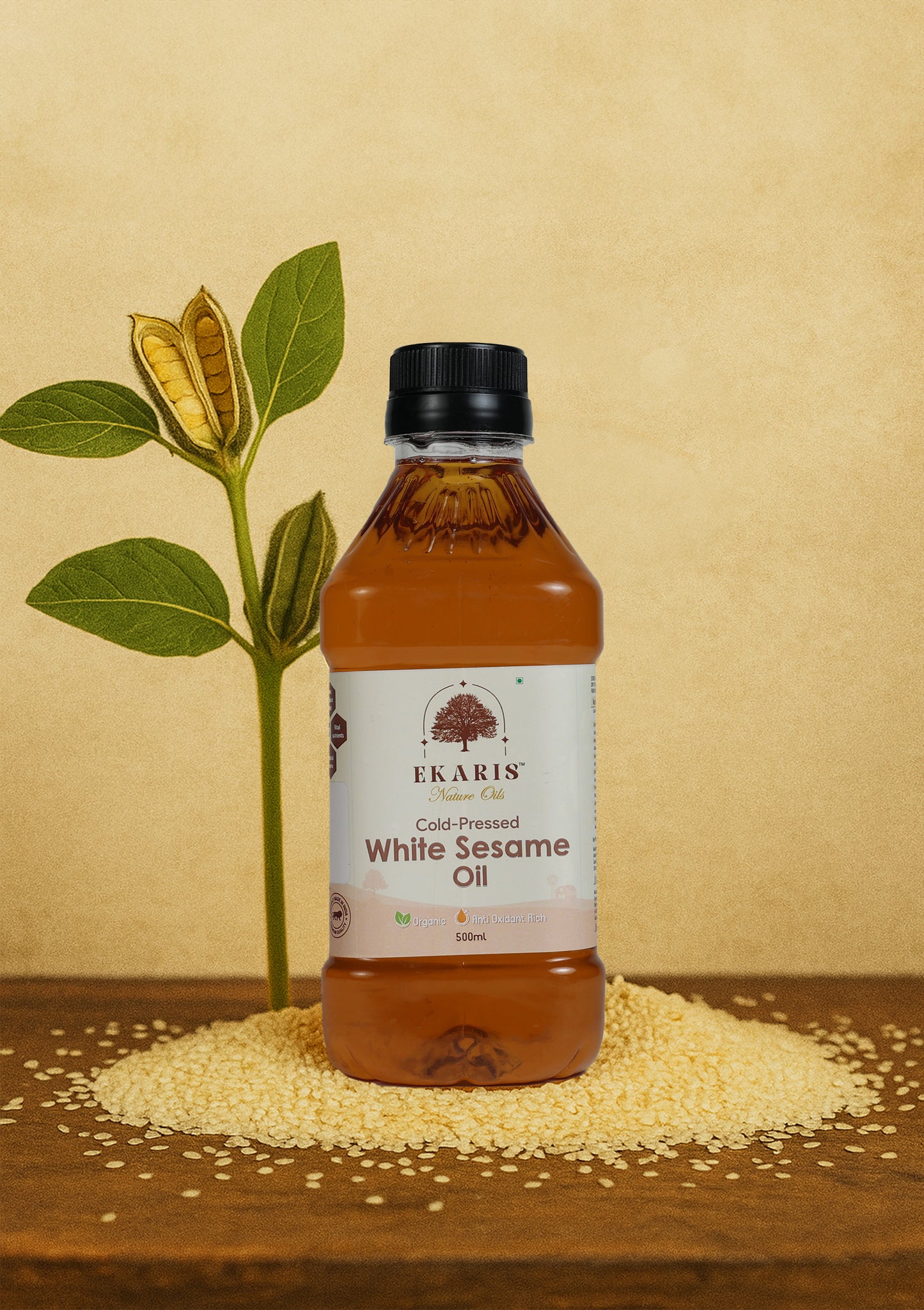 Cold Pressed White Sesame Oil