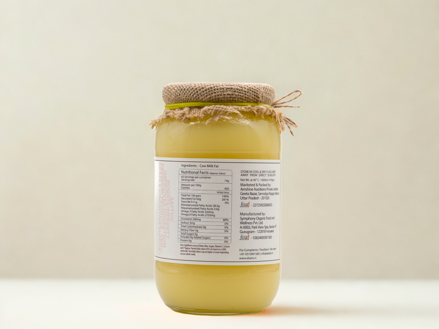 Ekaris Sahiwal Cow Ghee