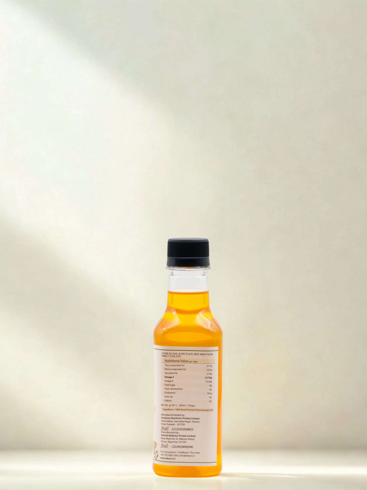 Wood Pressed Yellow Mustard Oil