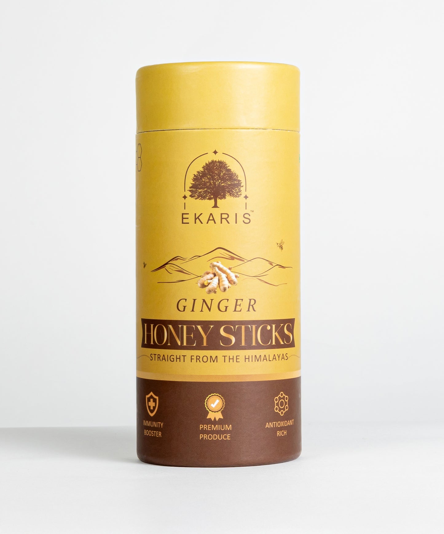 Organic Flavored Honey Sticks | Ginger
