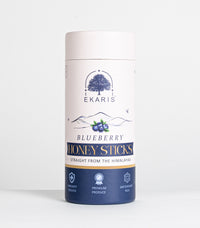 Organic Flavored Honey Sticks | Blueberry