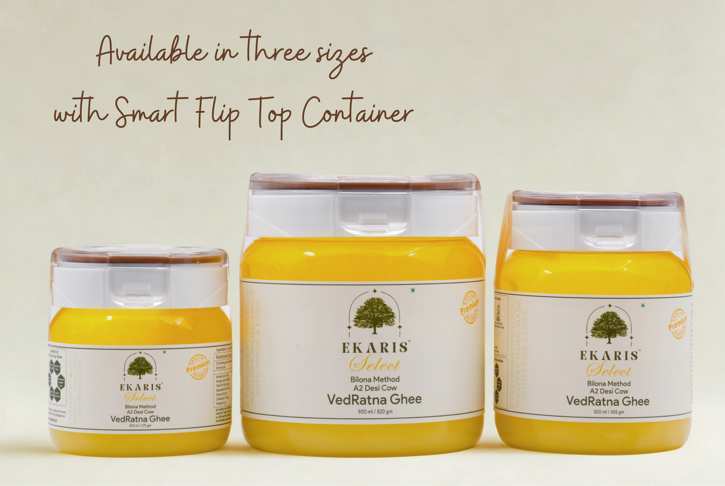 Ekaris Select VedRatna A2 Cow Ghee