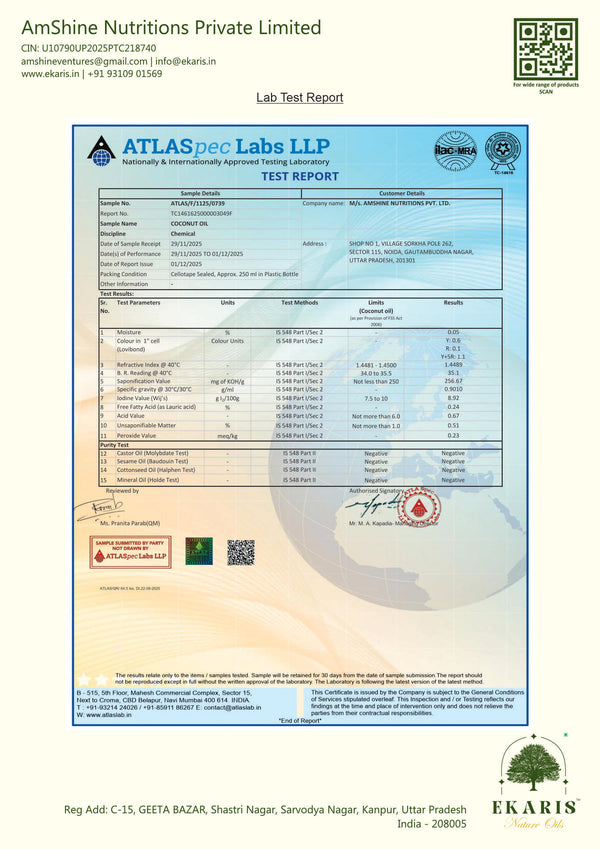 Wood Pressed Coconut Oil