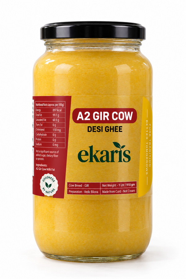 Ekaris A2 GIR Cow Ghee - 1000ml / 1 Litre