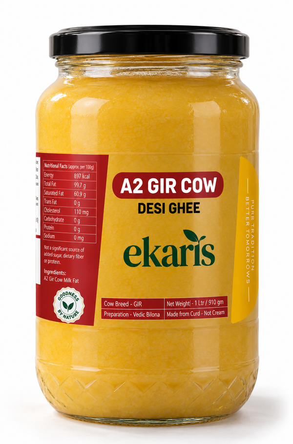 Ekaris A2 GIR Cow Ghee - 1000ml / 1 Litre
