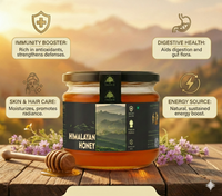 Organic Flavored Honey Jar | Himalayan