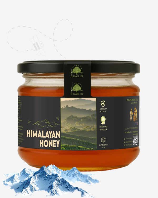 Best Honey in India - Ekaris Himalayan Honey Jar 500g Pure Raw Honey
