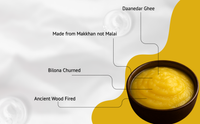 Ekaris VedRatna A2 Desi Cow Ghee Daanedar Bilona Ancient Wood Fired Makkhan - Best A2 Cow Ghee Brand in India