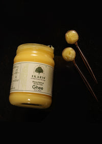 Ekaris A2 Gir Cow Ghee 500ml with Copper Spoons - Pure Bilona Ghee