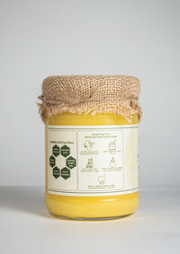 Best A2 Ghee in India - Ekaris GIR Cow Ghee Back Label Benefits of A2 Cow Ghee Bilona Method Making Process