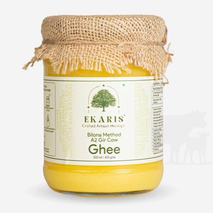 Natural A2 Giri Cow Ghee Glass Jar