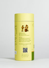 Ekaris Lemon Honey Sticks back label showing 90% natural honey and 10% natural lemon extract ingredients