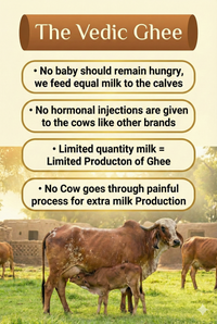 Best A2 Cow Ghee Brand in India - Ekaris Vedic GIR Cow Ghee Ethical Farming No Hormones Pure Natural Bilona Method