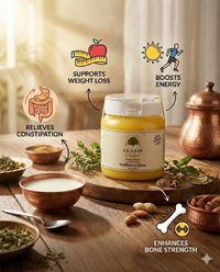 Ekaris VedRatna A2 Cow Ghee Benefits Weight Loss Energy Constipation Bone Strength - Best A2 Cow Ghee in India 