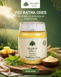 Ekaris VedRatna A2 Desi Cow Ghee 500 ml Bilona Method Ayurveda - Best A2 Cow Ghee in India - Best A2 Ghee in India