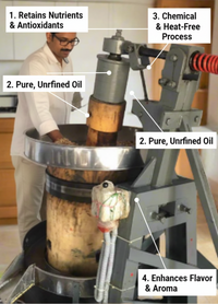 Ekaris Wood Pressed Black Mustard Oil Retains Nutrients Chemical Free Pure Unrefined - Best Mustard Oil Brand in India