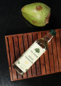 Ekaris Wood Pressed Coconut Oil Pure Natural Lauric Acid - Best Wood Pressed Coconut Oil in India
