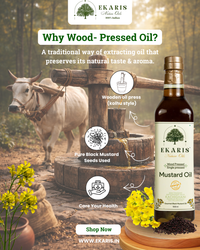 Why Choose Ekaris Wood Pressed Black Mustard Oil 5 Litre - Best Mustard Oil Brand in India