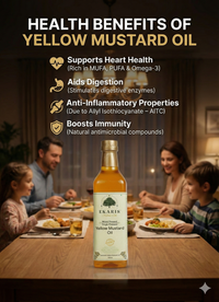 Ekaris Yellow Mustard Oil Omega3 No Hexane — Best Mustard Oil Brand in India