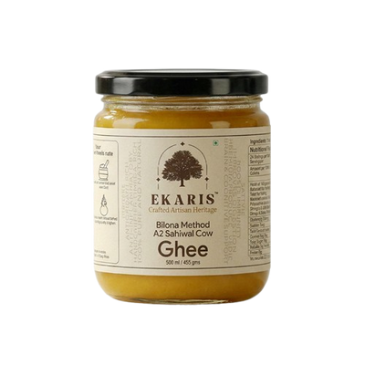Ekaris A2 Sahiwal Cow Ghee - 500ml / Half Litre