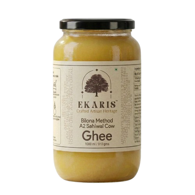 Ekaris A2 Sahiwal Cow Ghee - 1000ml / 1 litre